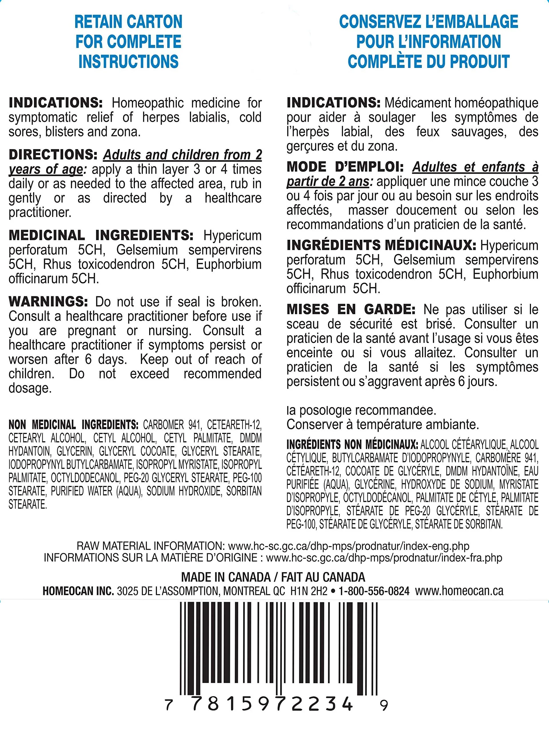 Homeocan - Traumacare Cold Sores (7g) - Image 3