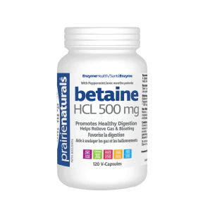 Prairie Naturals Health Products - Betaine HCL - Healthy Digestion (120vcap)