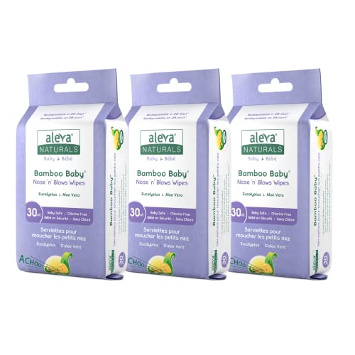 Aleva Naturals - Bamboo Baby Nose 'n' Blows Wipes (30pk) - Image 2