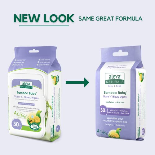 Aleva Naturals - Bamboo Baby Nose 'n' Blows Wipes (30pk) - Image 8