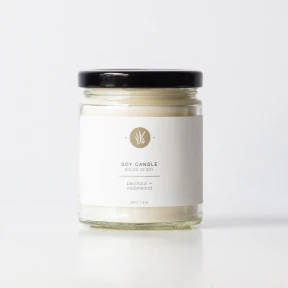 All Things Jill - Patchouli + Cedarwood Candle (240g) - Image 4