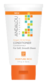 Andalou Naturals - Argan Oil & Shea Moist Rich Condit (50ml) - Image 2
