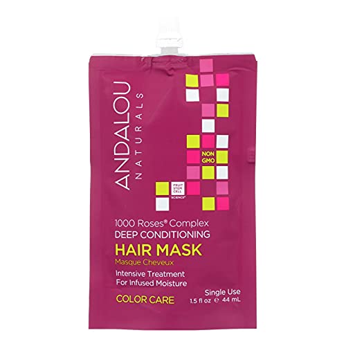 Andalou Naturals - Hair Mask, 1000 Roses Color Care (44ml) - Image 2