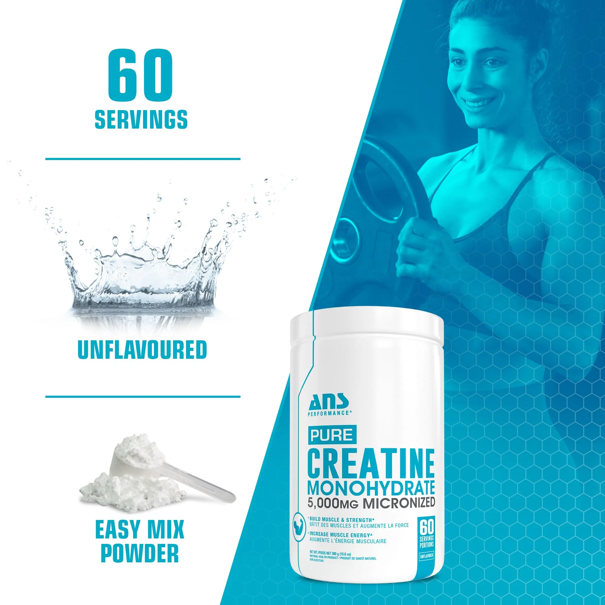 ANS Performance - Creatine Monohydrate (300g) - Image 4