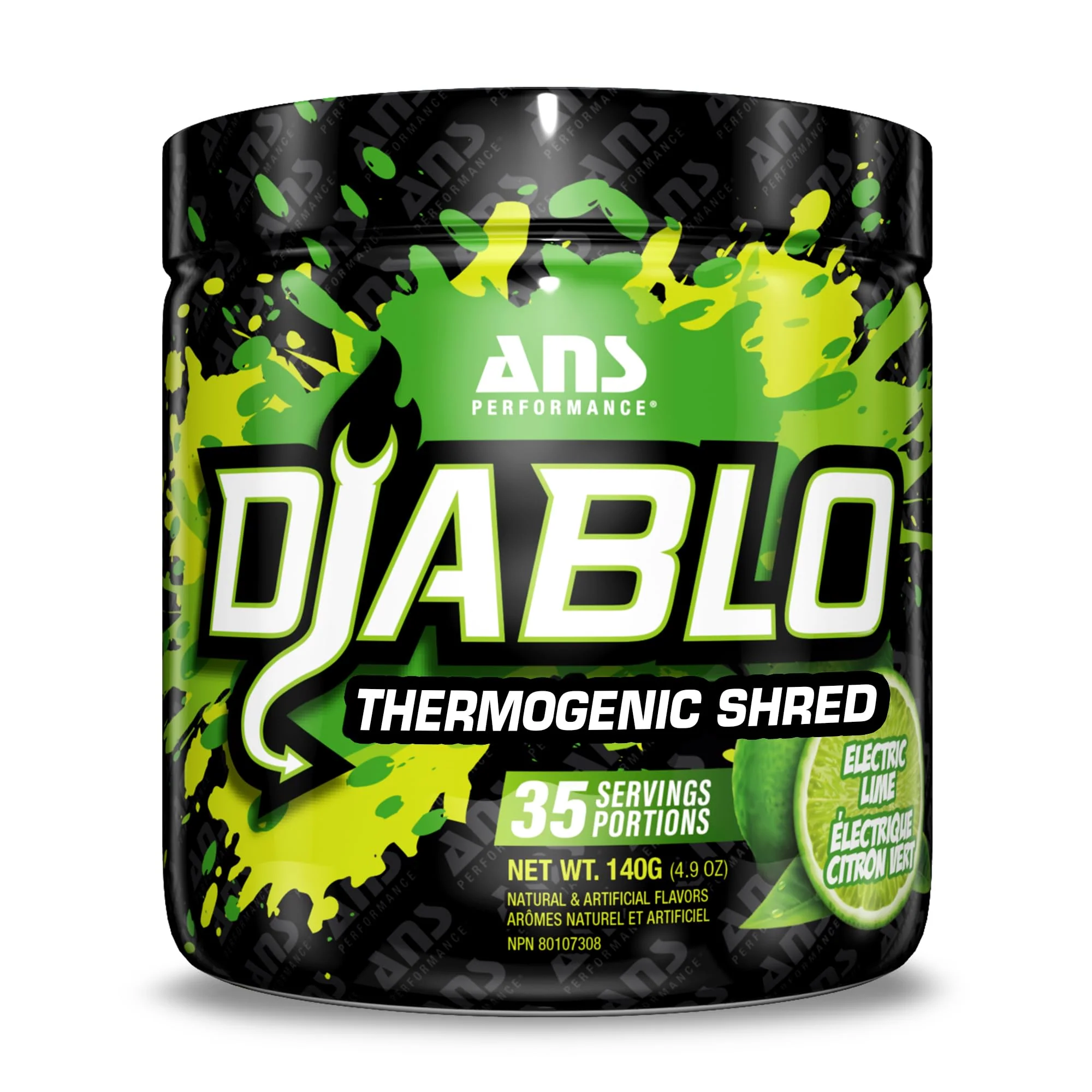 ANS Performance - DIABLO - Electric Lime 35 Svg (140g)