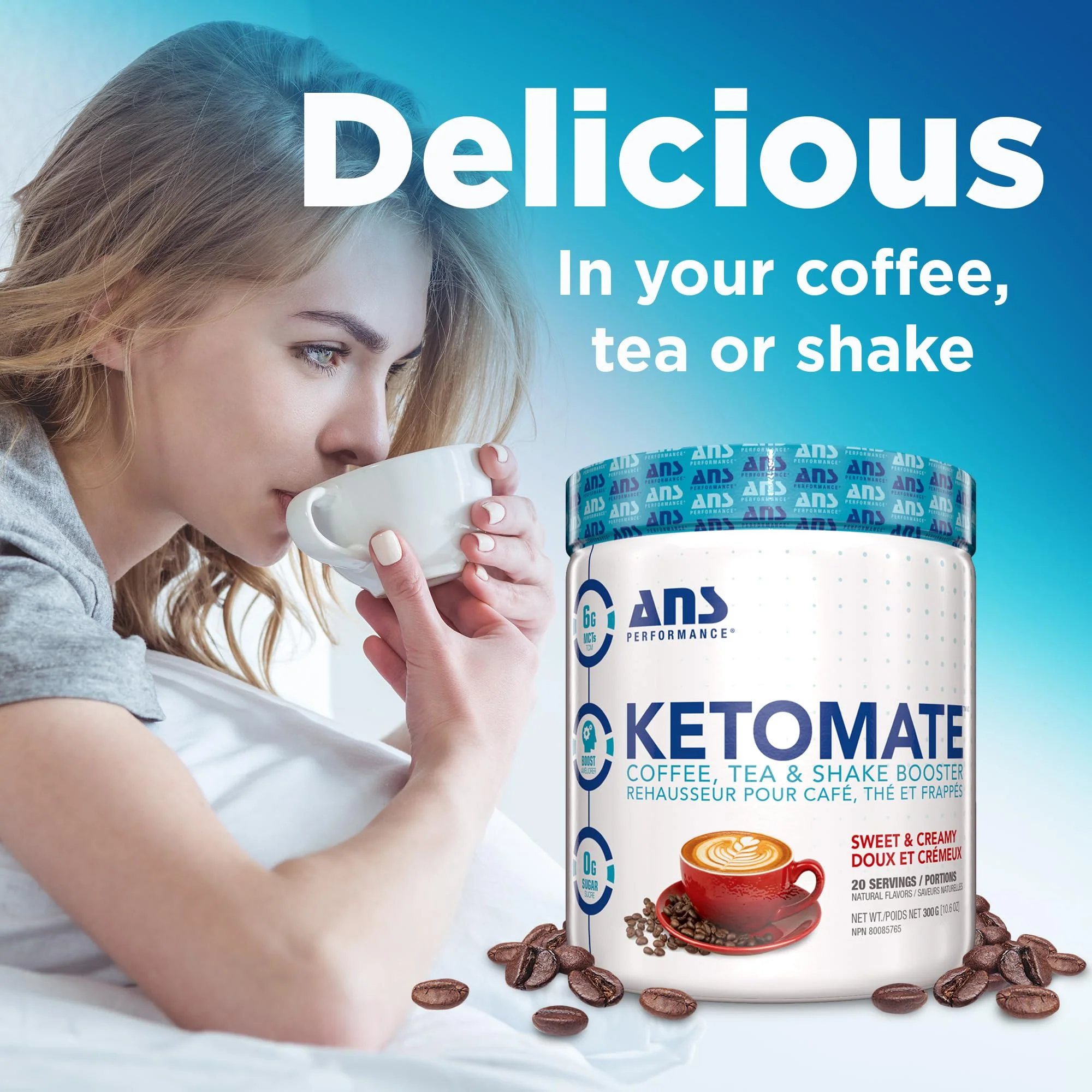 ANS Performance - KETOMATE Creamer - Sweet & Creamy (300g) - Image 5