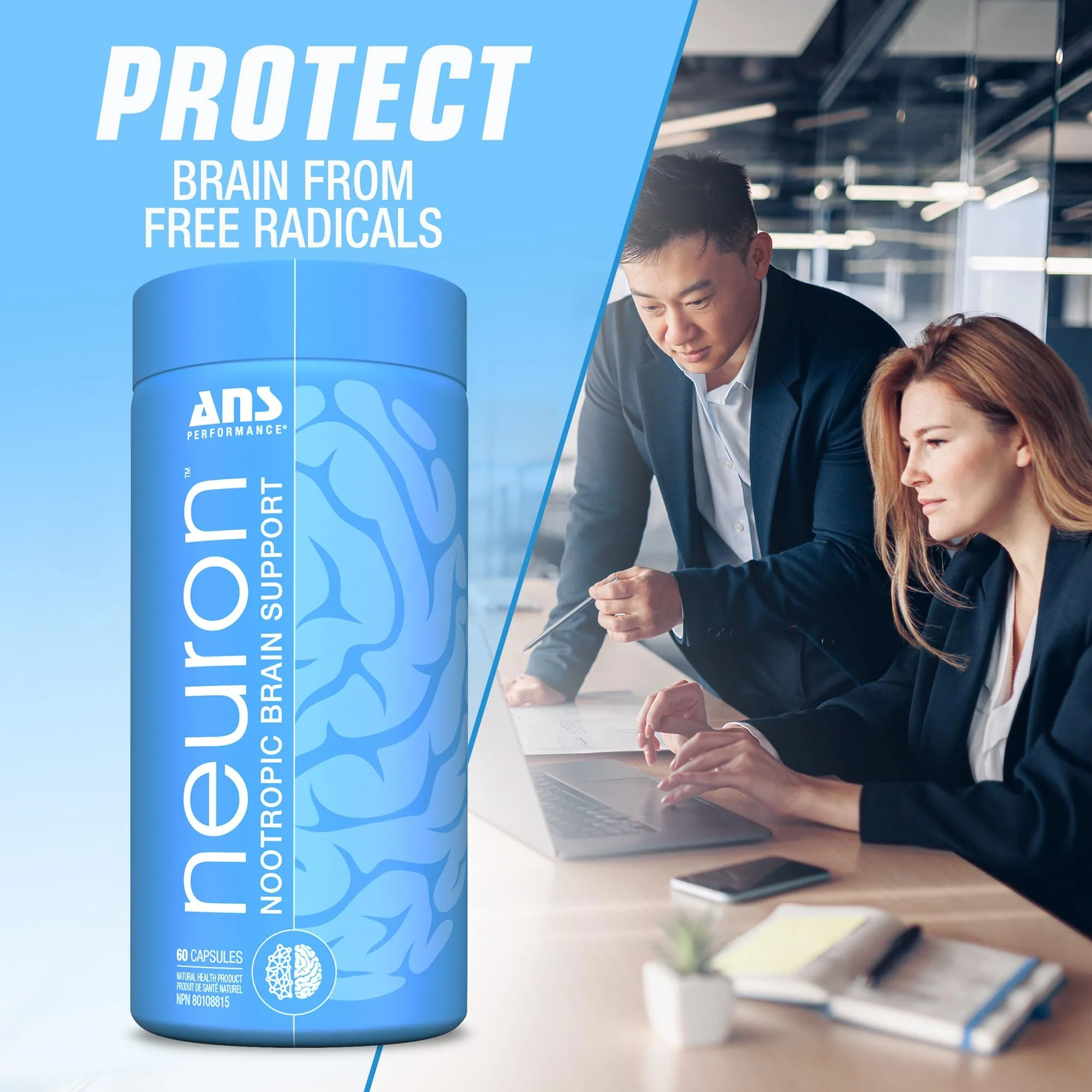 ANS Performance - NEURON - Nootropic Brain Support (60caps) - Image 6