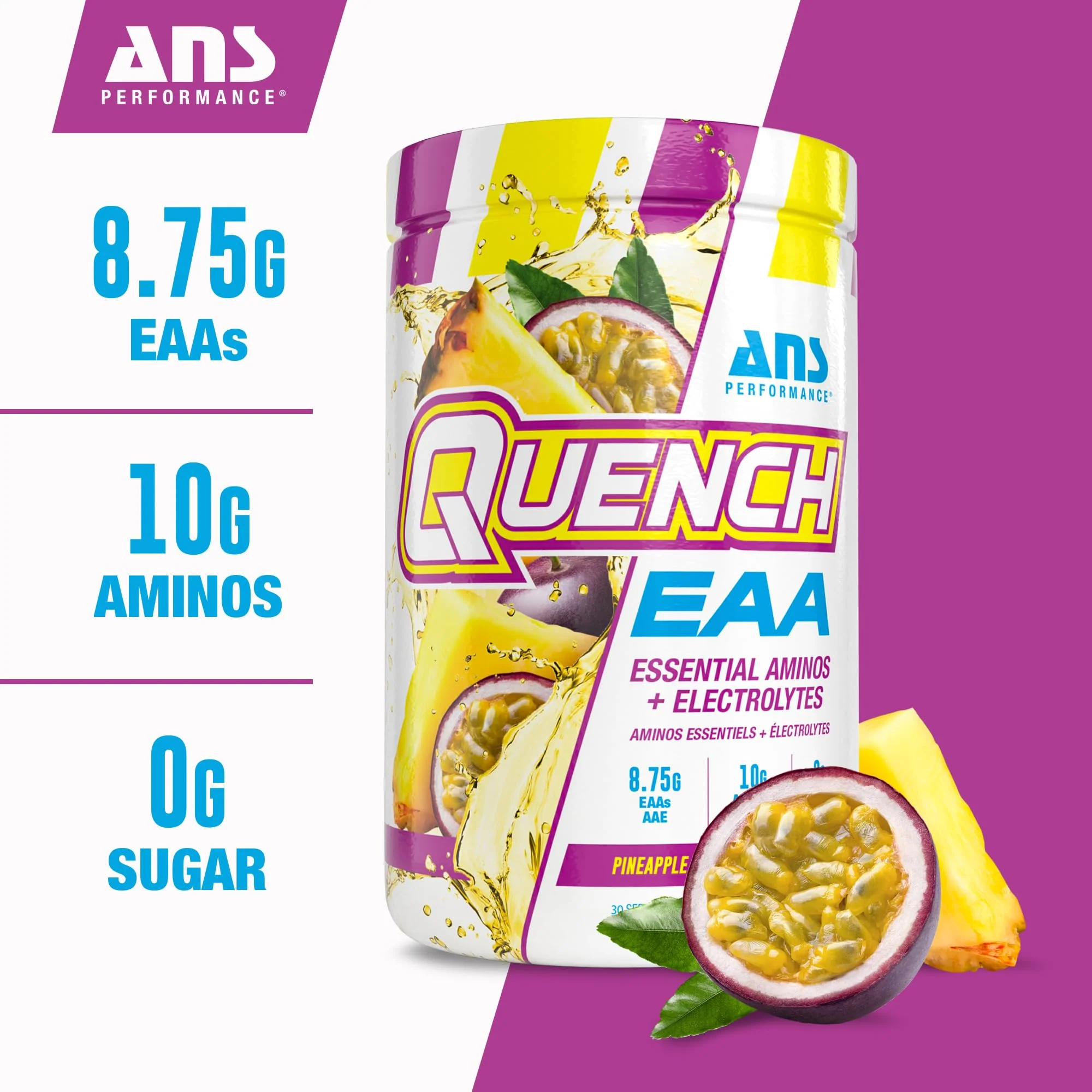 ANS Performance - Quench EAA Pineapple Passion (405g) - Image 2