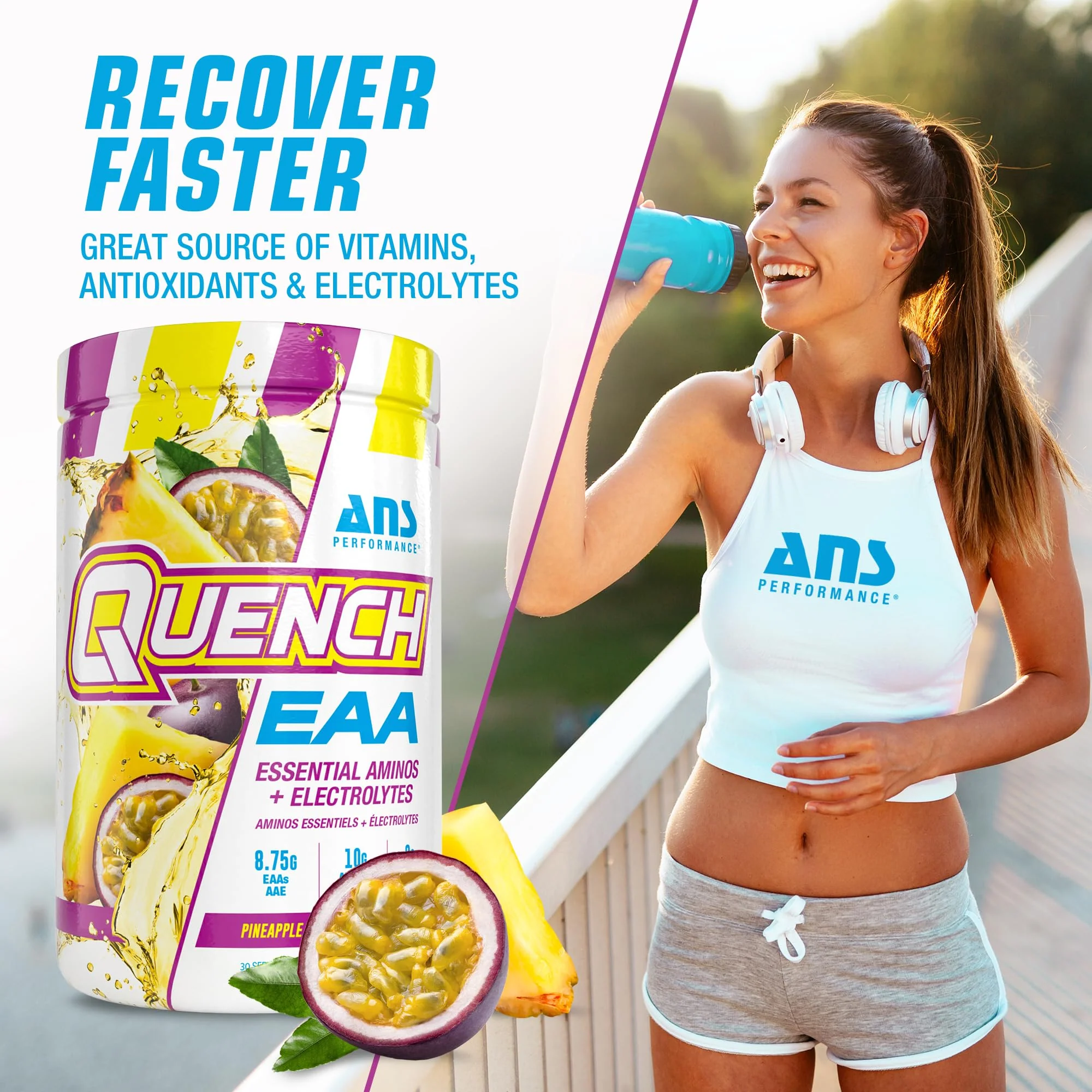 ANS Performance - Quench EAA Pineapple Passion (405g) - Image 5