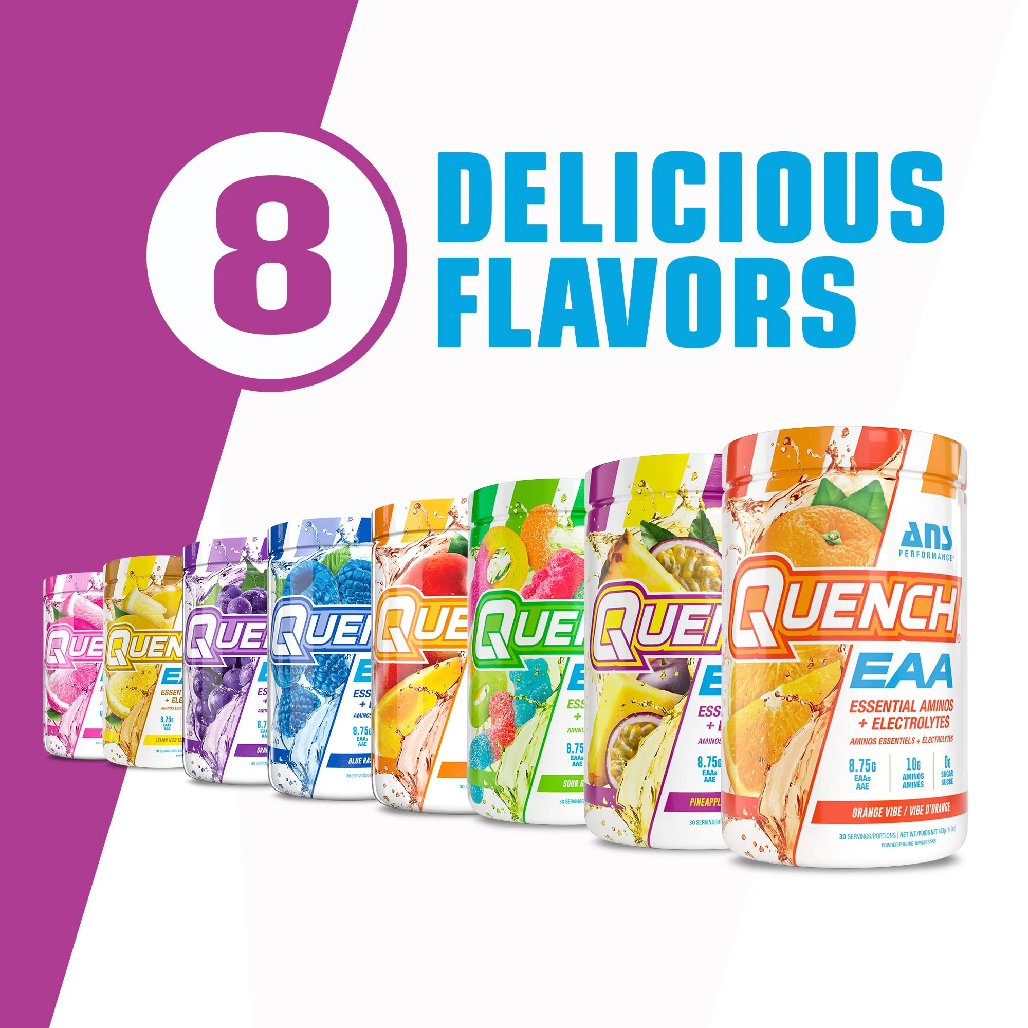 ANS Performance - Quench EAA Pineapple Passion (405g) - Image 7