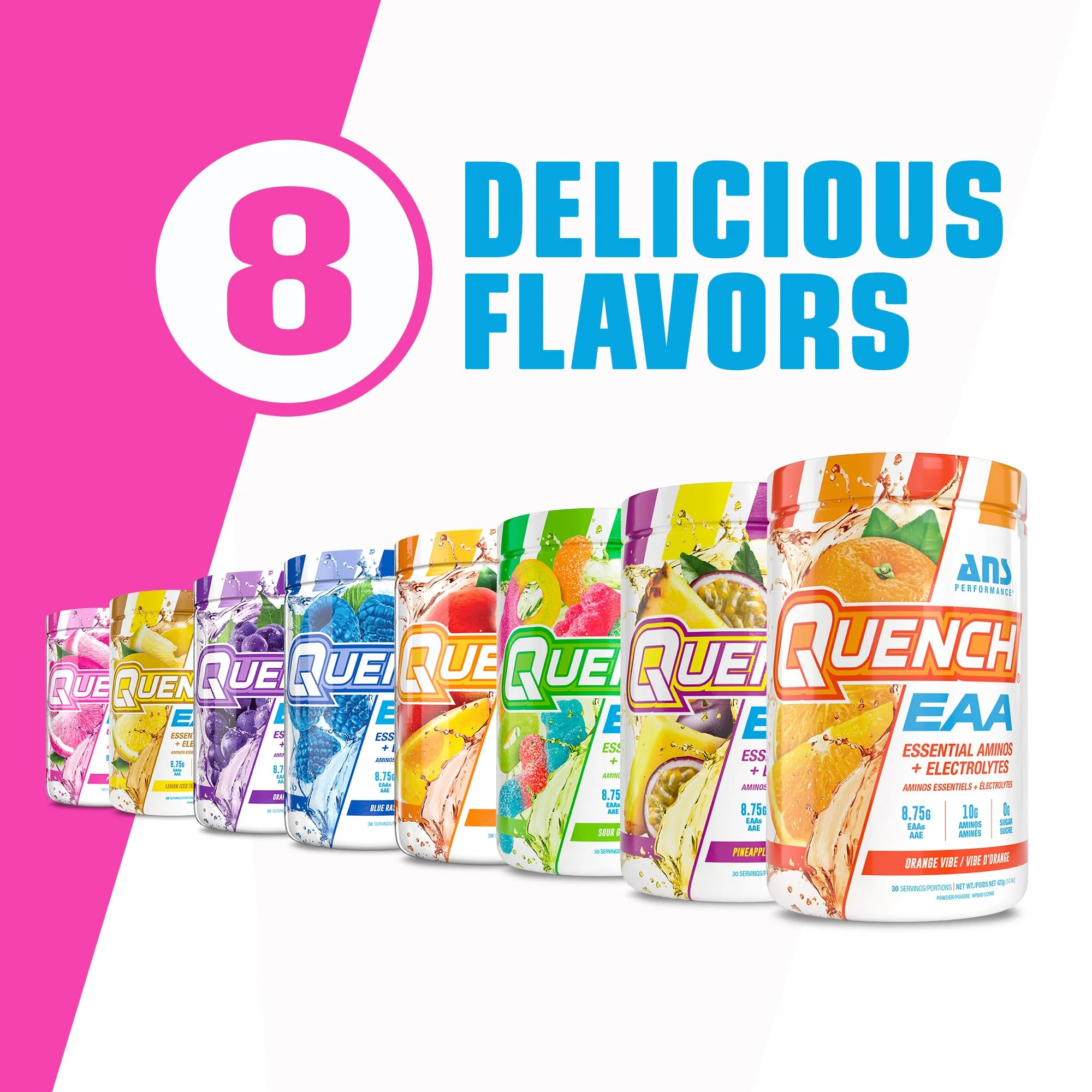 ANS Performance - QUENCH EAA Pink Lemonade (423g) - Image 7