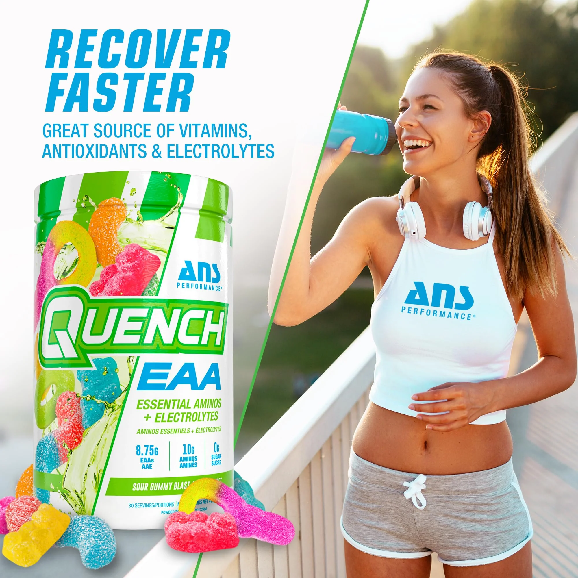 ANS Performance - Quench EAA Sour Gummy (414g) - Image 5