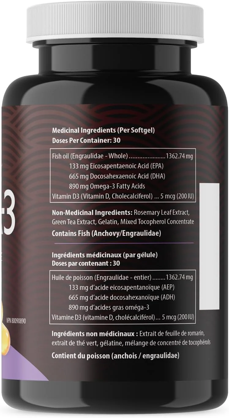 AquaOmega - 5X Ultimate Strength DHA Softgels (120sg) - Image 6