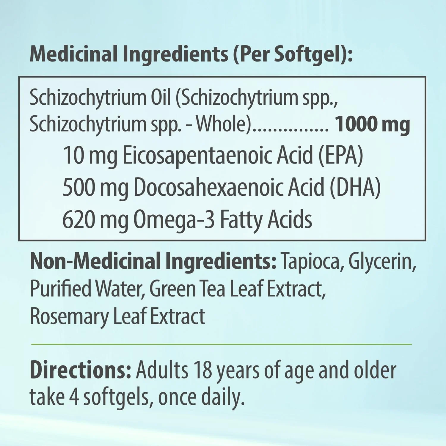 AquaOmega - DHA Algae Oil Softgels (240sg) - Image 5