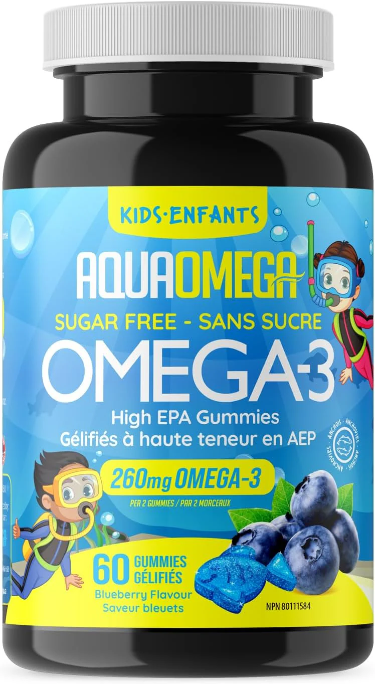 AquaOmega - High EPA Kids Gummies Blueberry (60gmy)