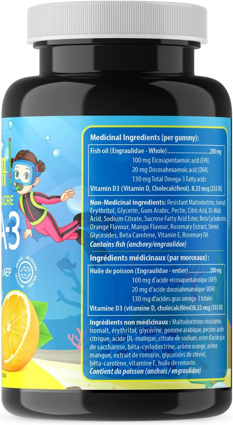 AquaOmega - High EPA Kids Gummies Orange (60gmy) - Image 5