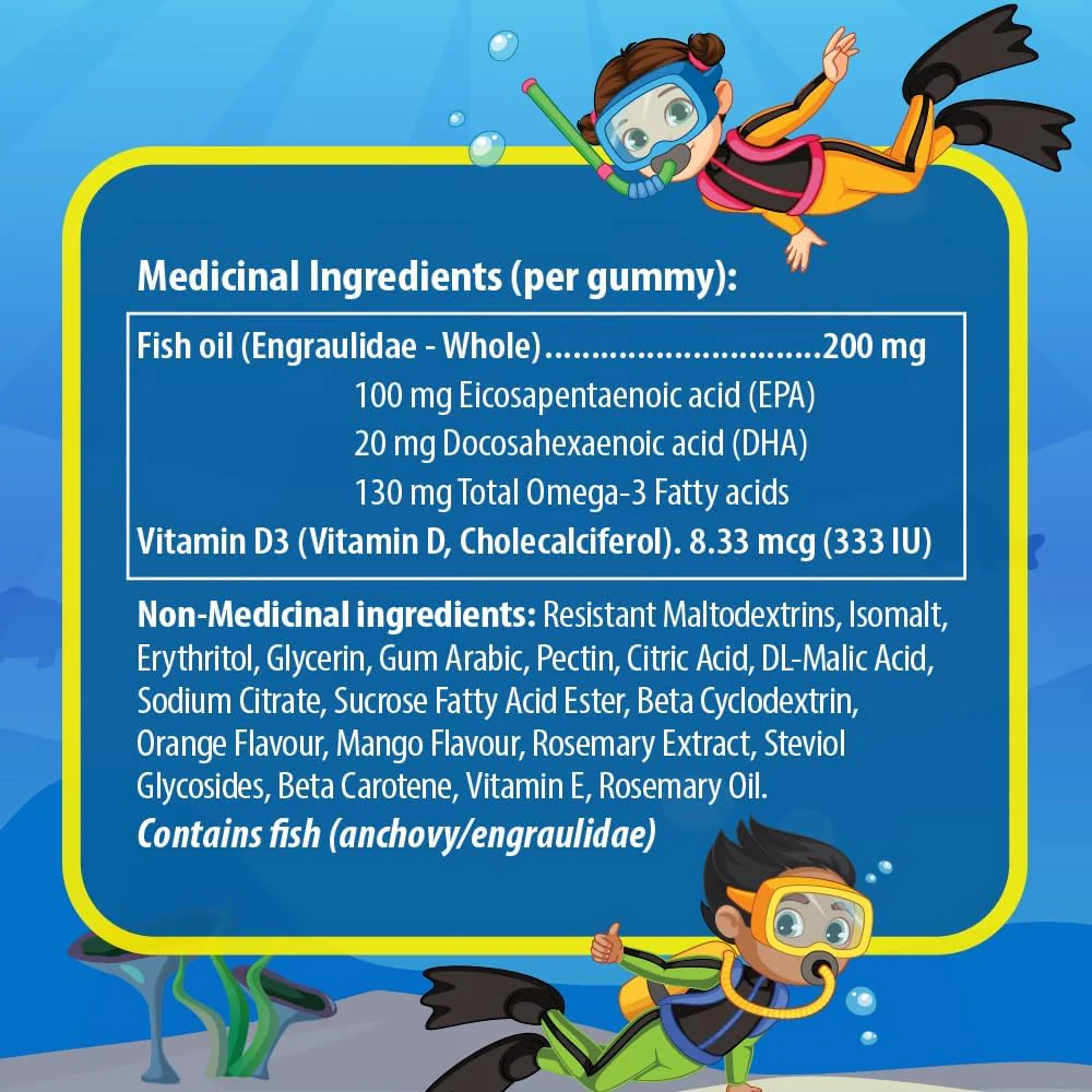 AquaOmega - High EPA Kids Gummies Orange (60gmy) - Image 7