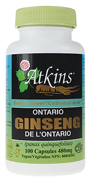 Atkins Ginseng - 100% Ontario Ginseng (100caps) - Image 3