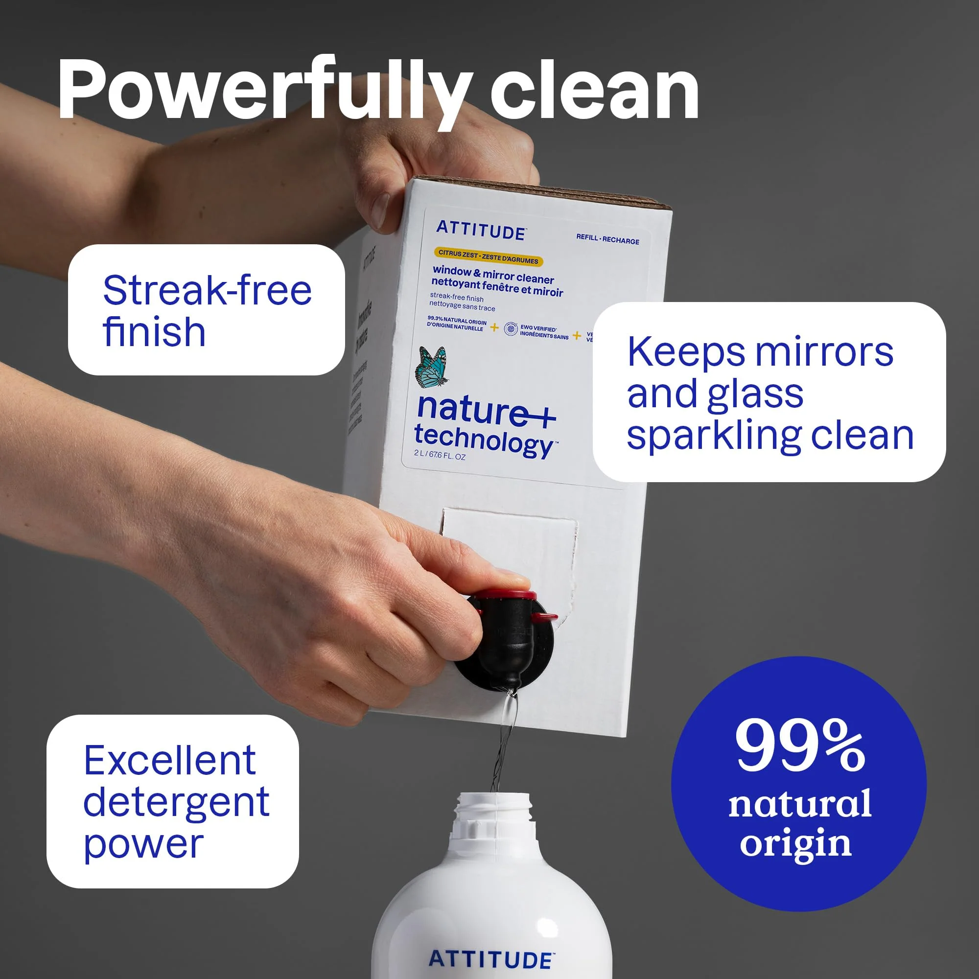 Attitude - Window & Mirror Cleaner (800ml) - Image 10