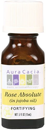 Aura Cacia - Rose Absolute in Jojoba Oil (15ml) - Image 2