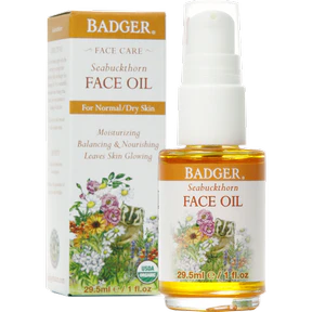 Badger Balms - Seabuckthorn Face Oil (Dry Skin) (30ml) - Image 5