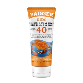 Badger Balms - SPF 40 Kids Clear Zinc Sunscreen (87ml) - Image 3