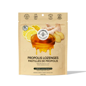 Beekeeper's Naturals - Propolis Lozenges Lemon Ginger (50g) - Image 3