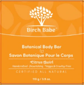 Birch Babe - Body Bar - Citrus Swirl (115g) - Image 2