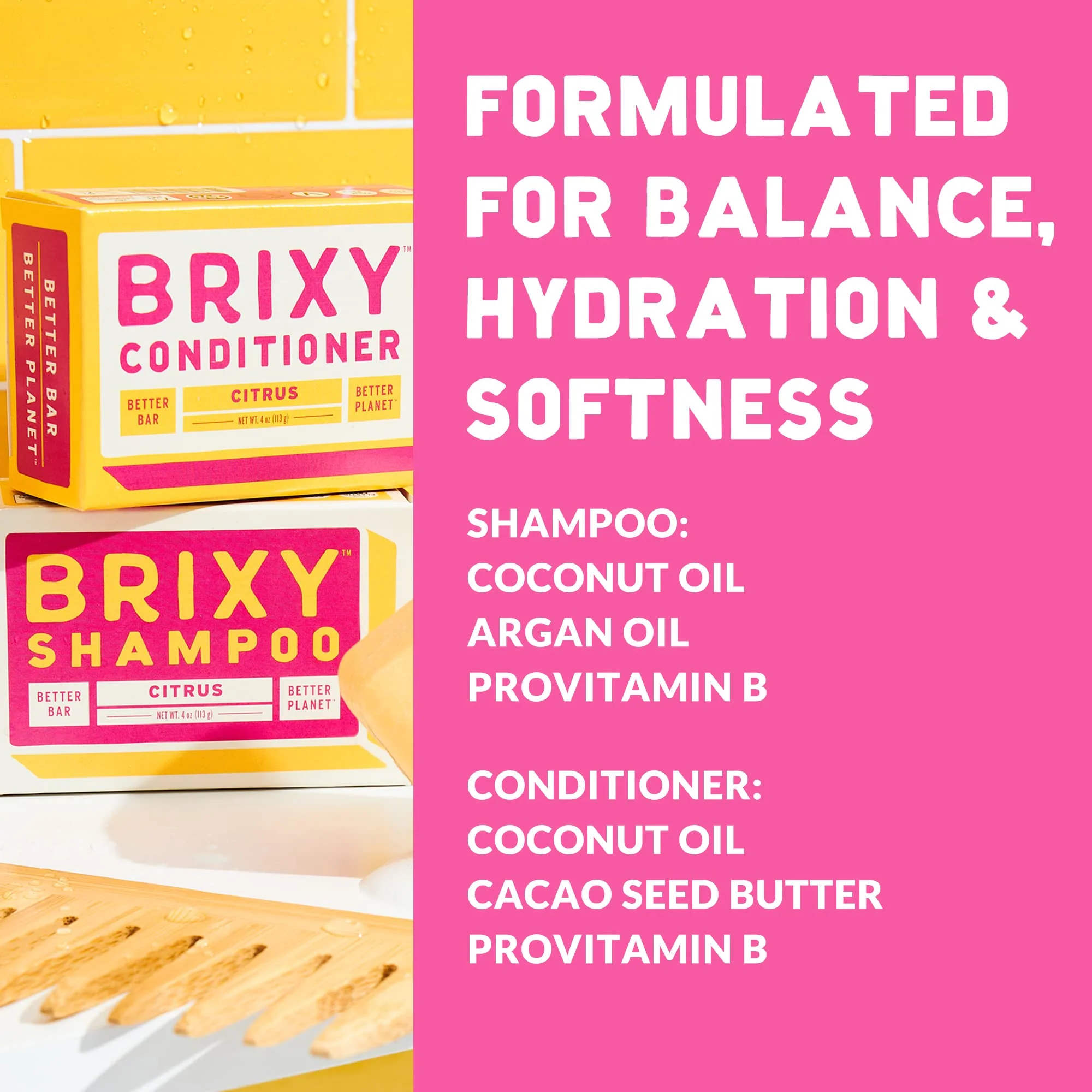 BRIXY - Body Wash Bar - Citrus (113g) - Image 6