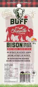 BUFF - Chipotle-Bison Sticks (5 pk) (125g) - Image 3