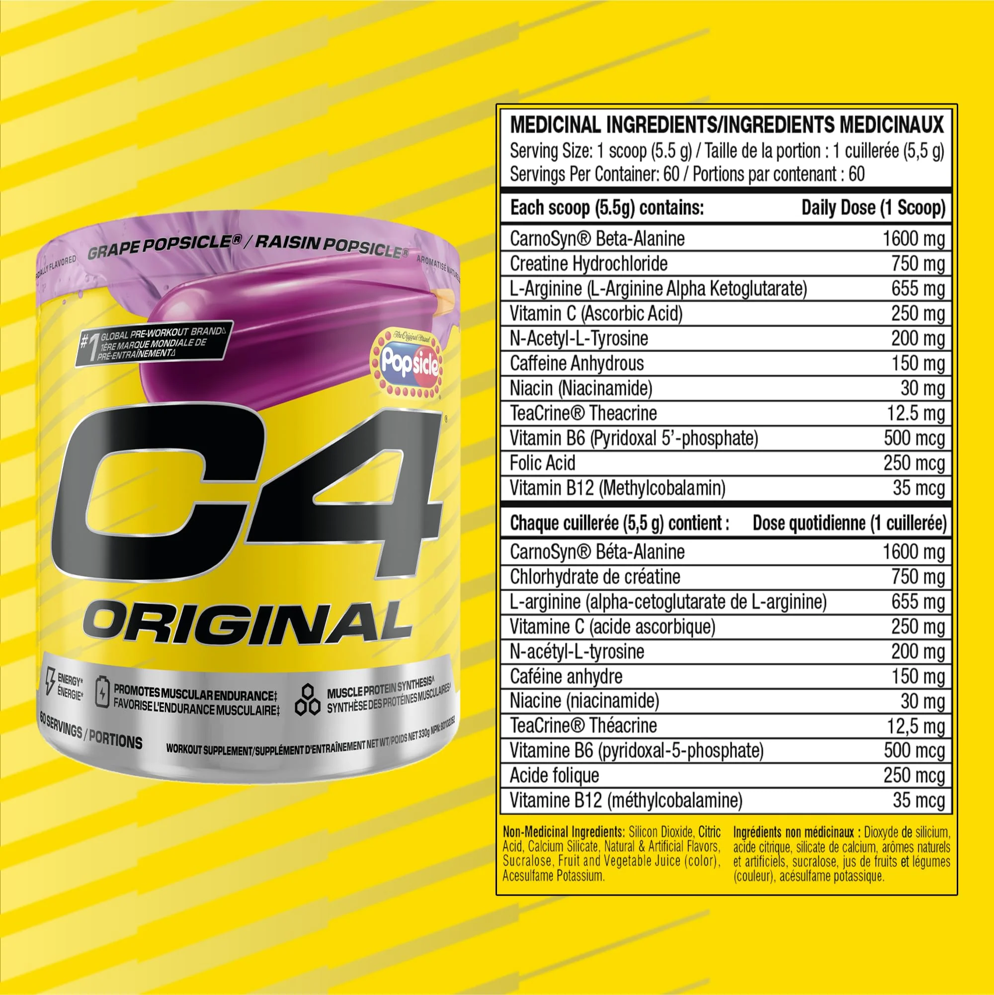 C4 - Original Grape Popsicle 60s (330g) - Image 2