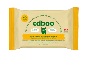 Caboo - Bamboo Flushable Wipes (60ct) - Image 3