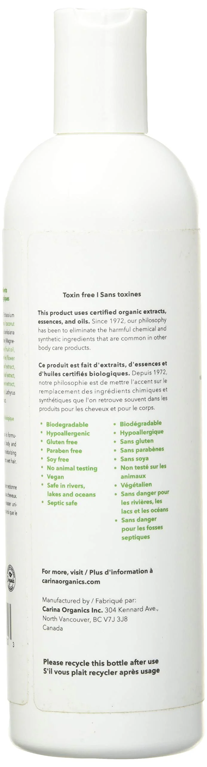 Carina Organics - Sweet Pea Shampoo (Anti-Dandruff) (360ml) - Image 9