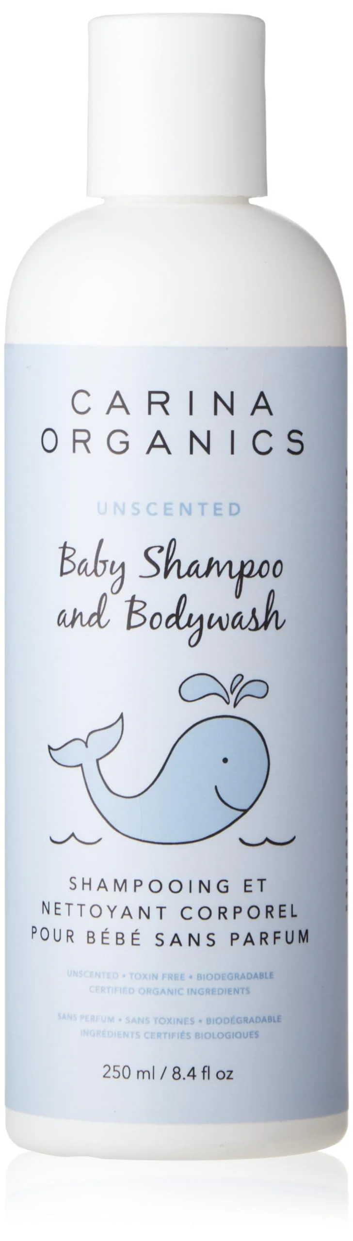 Carina Organics - Unscented Baby Shampoo & Body Wash (250ml) - Image 2