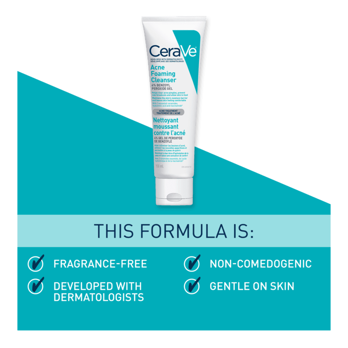 CeraVe Acne Foaming Cleanser, 150ml - Image 5