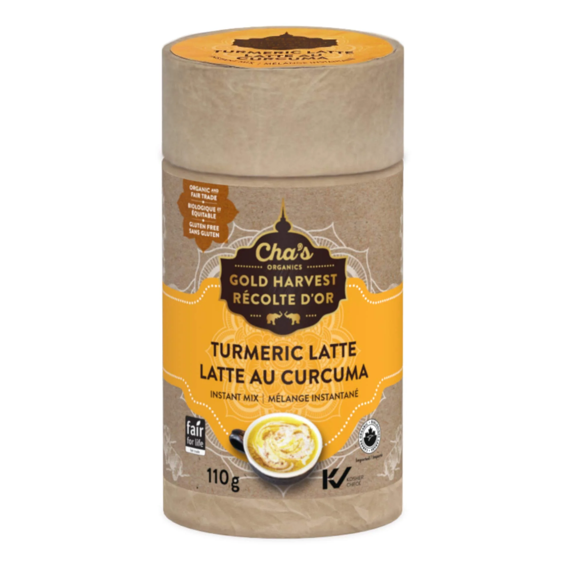 Cha's Organics - Turmeric Latte Instant Mix (110g) - Image 3