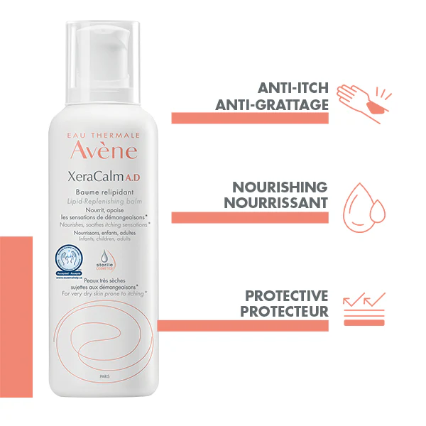 Avene XeraCalm XeraCalm A.D Lipid-Replenishing Balm, 400ml - Image 2
