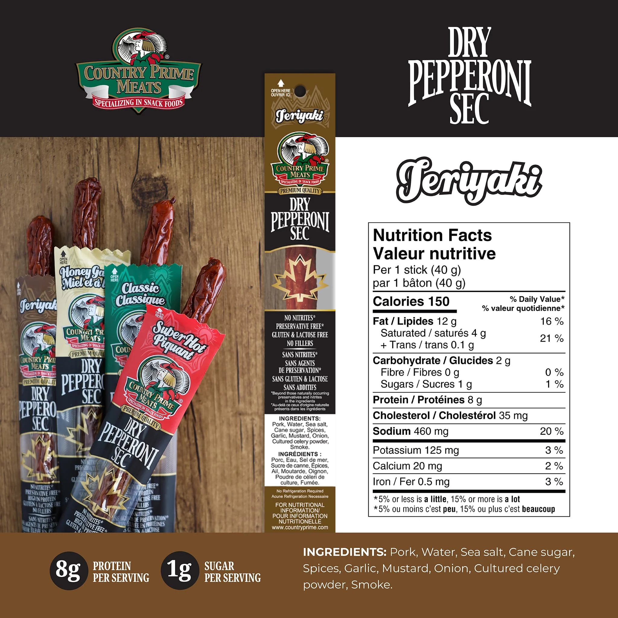 Country Prime Meats - Prime Bites - Teriyaki (125g) - Image 7