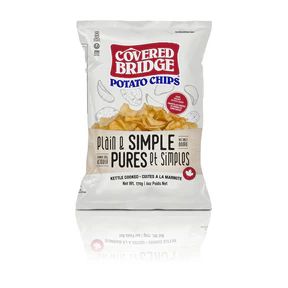 Covered Bridge Potato Chips - Plain & Simple (170g) - Image 4