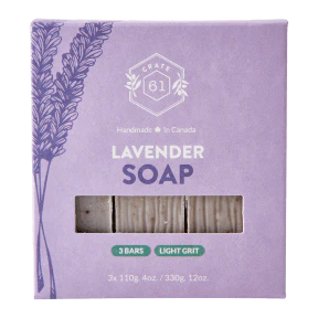 Crate 61 Organics - Lavender Bar Soap (3pk) - Image 2