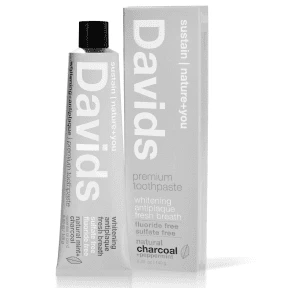 Davids Toothpaste - Charcoal Peppermint (149g) - Image 3