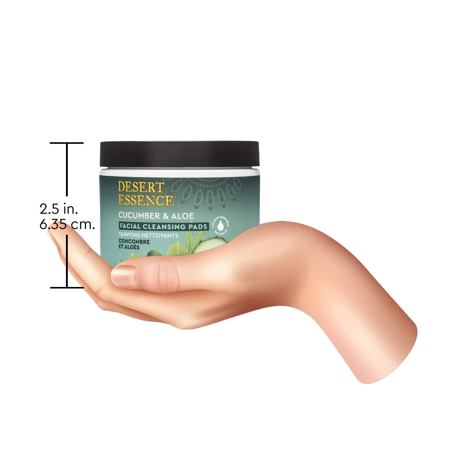 Desert Essence - Cucumber & Aloe Cleansing Pads (50pad) - Image 8