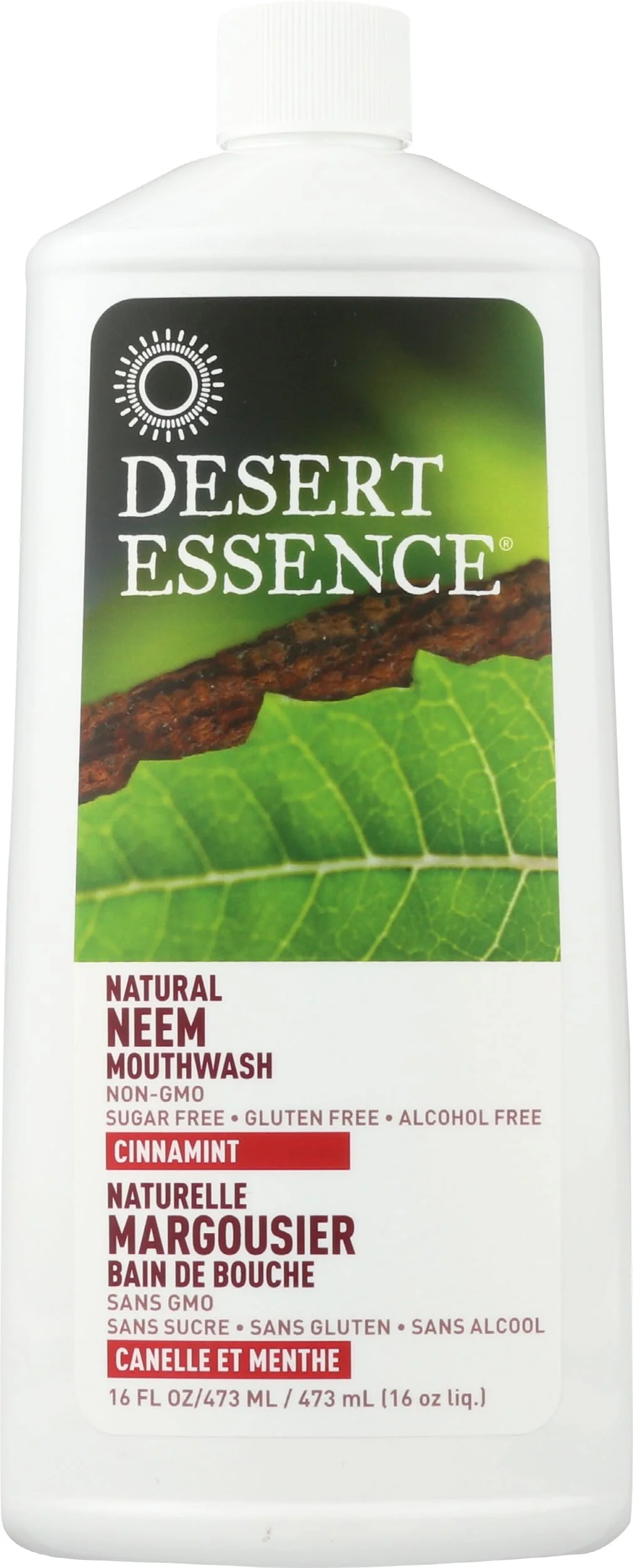 Desert Essence - Neem Mouthwash - Cinnamint (473ml)