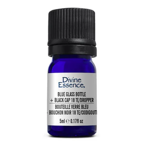 Divine Essence - Bl. Glass Bottle 5ml + Black Cap (5ml) - Image 3