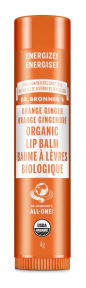 Dr. Bronner's Magic Soap - Orange Ginger Lip Balm (4g)