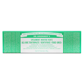 Dr. Bronner's Magic Soap - Spearmint ALL-ONE Toothpaste (140g) - Image 2