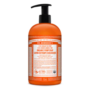 Dr. Bronner's Magic Soap - Tea Tree Organic Sugar Soap (710ml) - Image 3