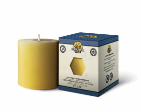 Dutchman's Gold - Beeswax Candles Pillar Med 3x3.25 (1ea) - Image 3