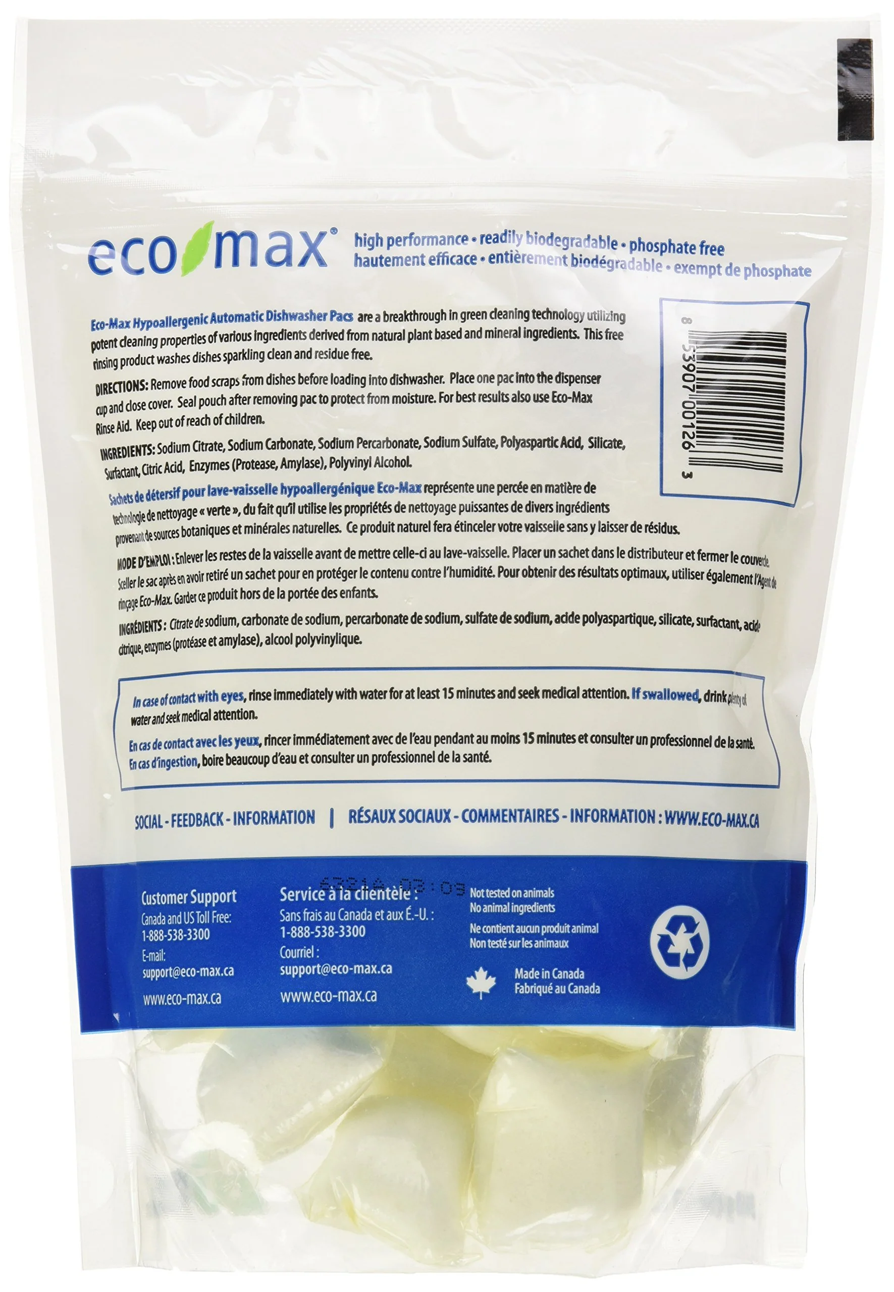 Eco-Max - Automatic Dishwasher Pacs (50ct) - Image 4