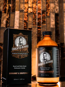 Educated Beards - Beard & Body Wash Brgmt Grpefrt (250ml) - Image 4
